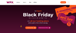 Read more about the article WPX Hosting Black Friday Deals 2024: 4 Months FREE (Save $200)