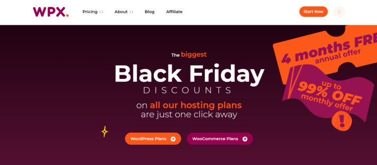 WPX Hosting Black Friday Deals